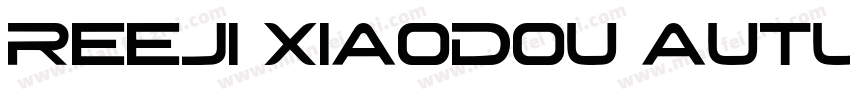 REEJI Xiaodou AutumnGBT Flash字体转换